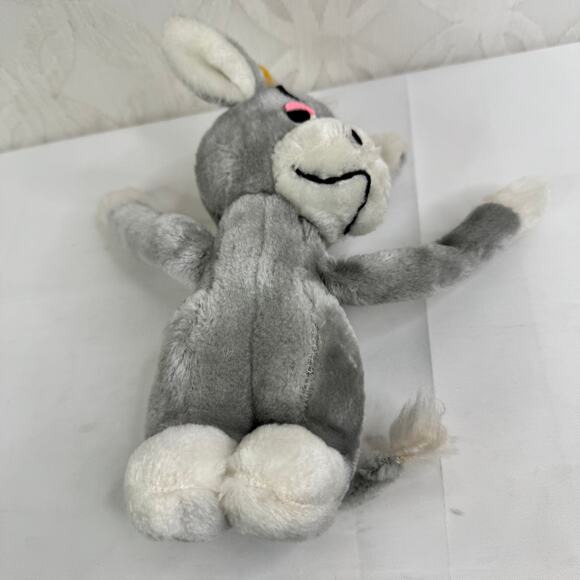 5 for $25| VTG 1977 Dakin Hugging Gray Bull Stuffed Animal Hug 12" Plush - Picture 3 of 6